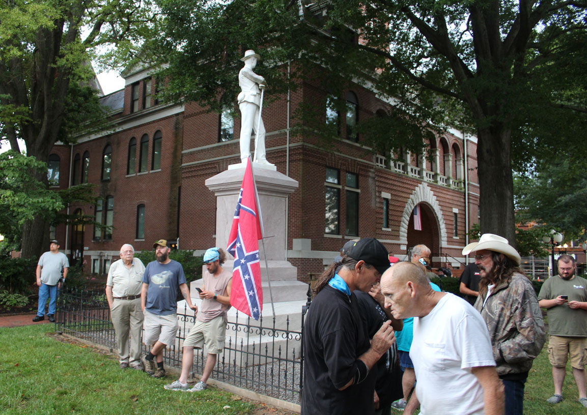 PARIS, TN: Crowd gathers at courthouse after social media post